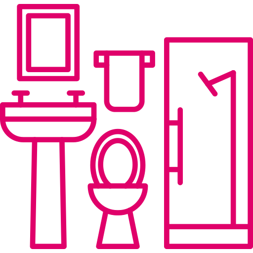 Icon of bathroom furnishings