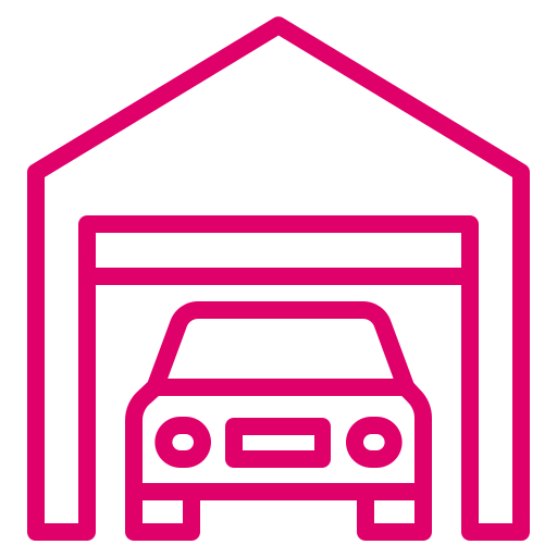 Icon representing a garage
