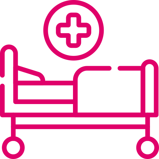icon of a hospital bed